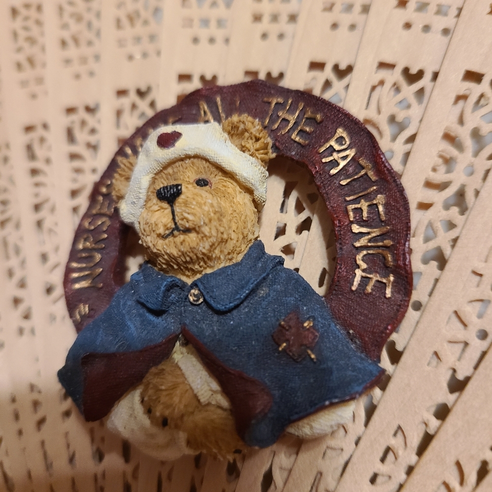 Cute Nurse Bear Brooch PIN